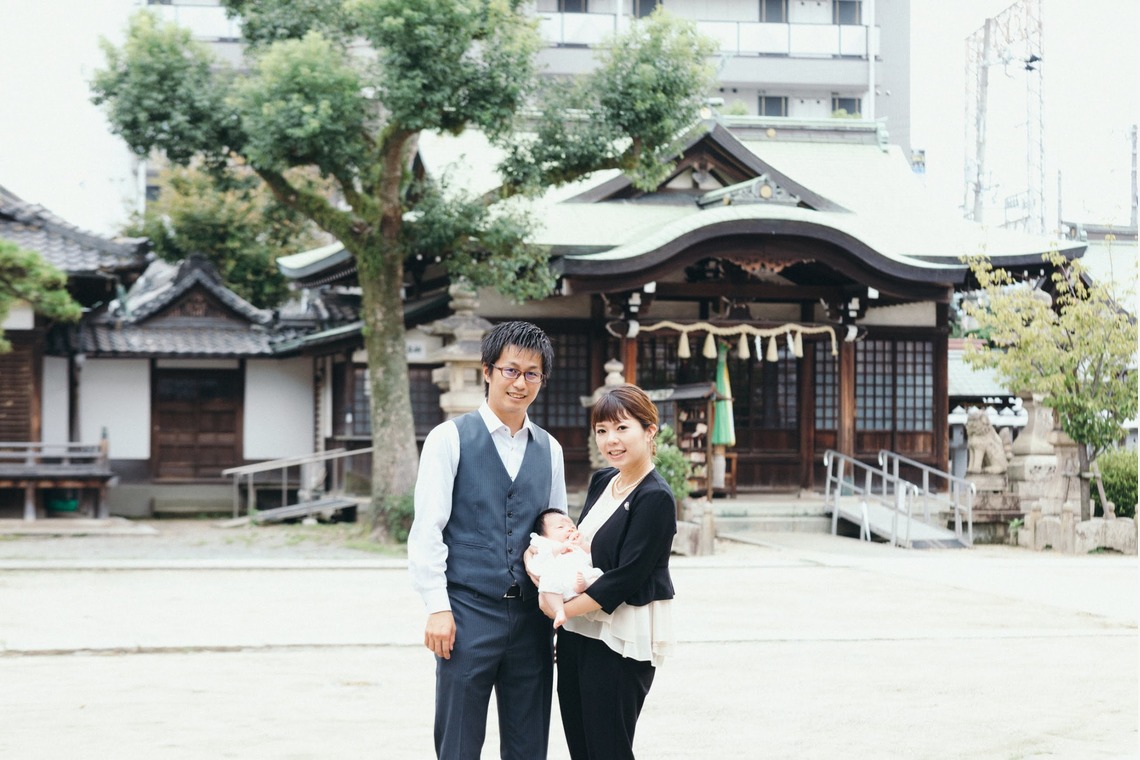 Raita Kuwahara photographyが撮影した「お宮参り写真撮影@大阪府貝塚市・感田神社」の写真