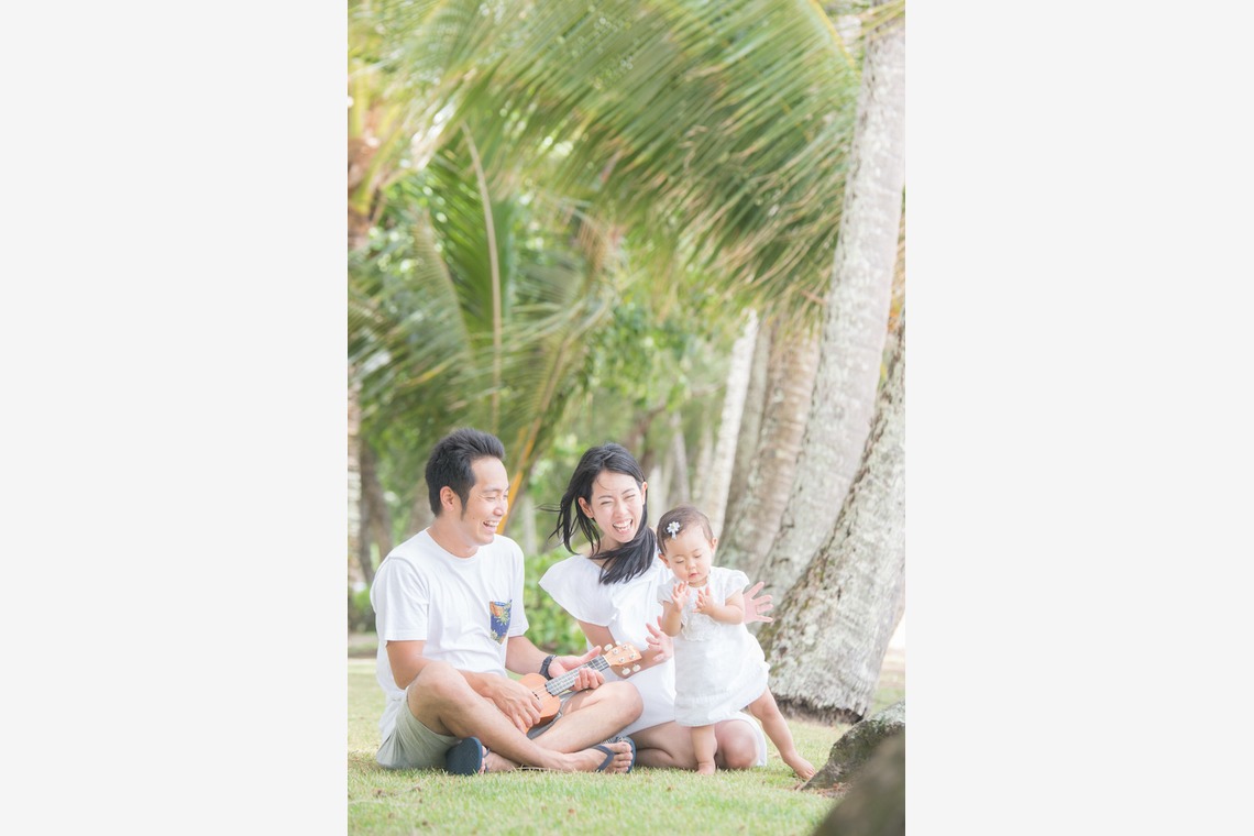 スマイルケアンズが撮影した「ケアンズのビーチで１歳のお誕生日フォト」の写真