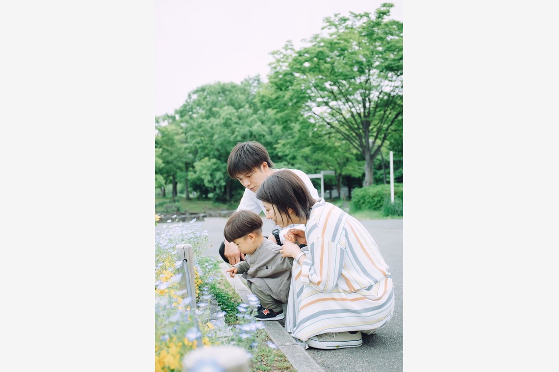 関西不動産販売株式会社が出張撮影した家族写真(キッズ,ベビーフォト)などが写った「家族写真」の家族写真