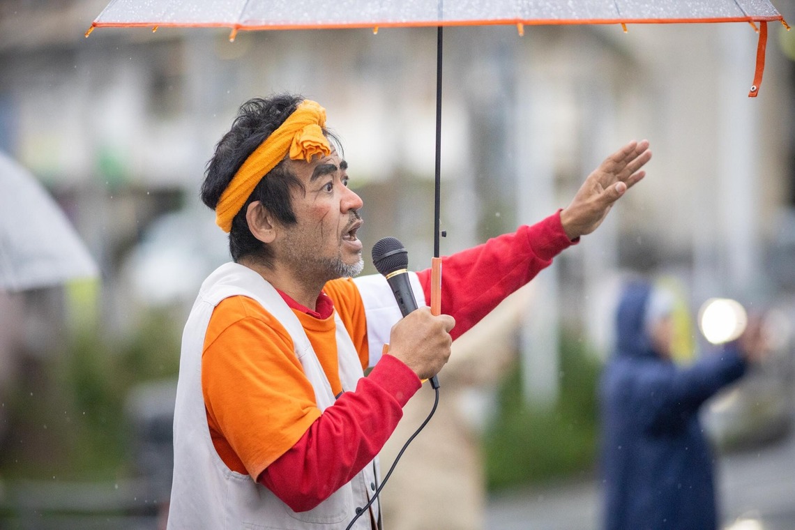 ポートレート沖縄が撮影した「選挙活動の様子」の写真