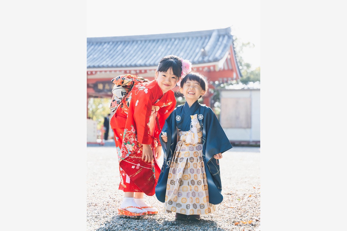Tatsuyaが出張撮影した家族写真(キッズ,ベビーフォト)などが写った「七五三撮影」の家族写真
