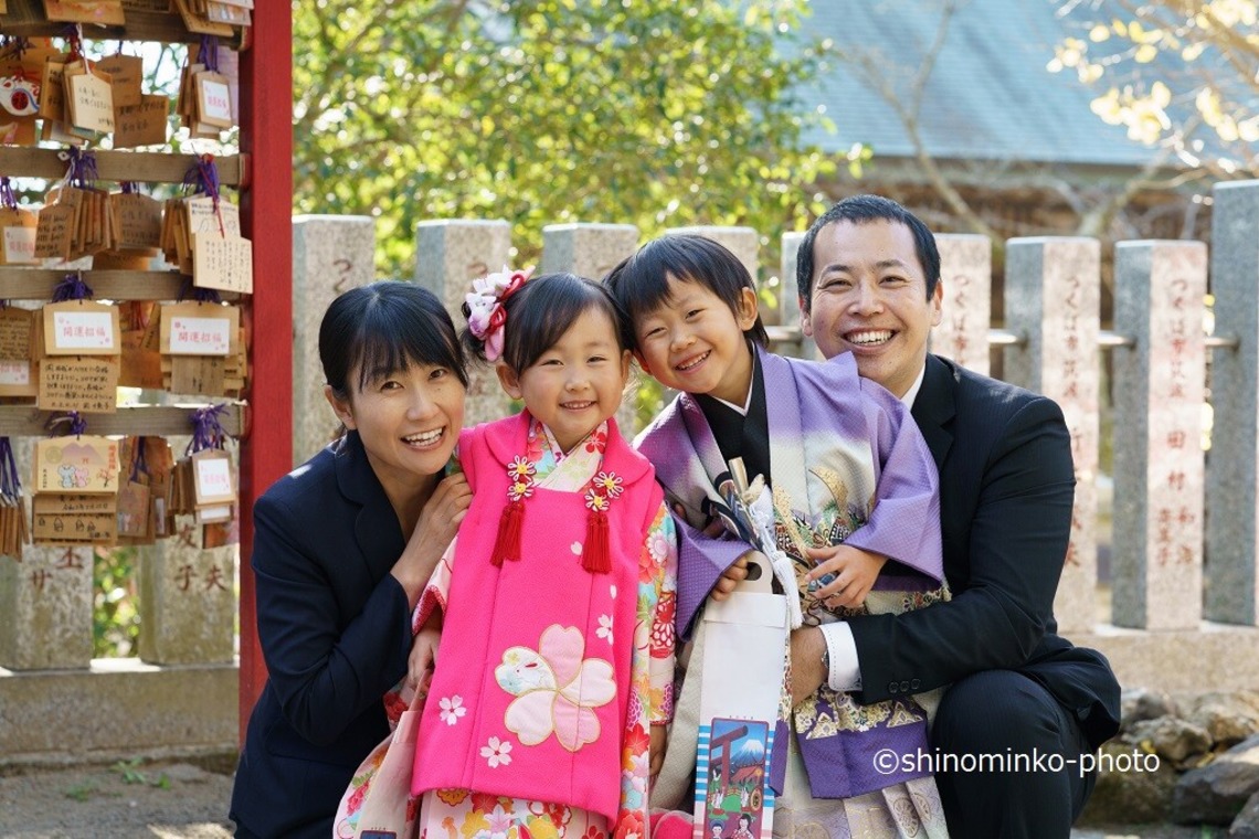 しのみんこフォトが撮影した「七五三フォト」の写真
