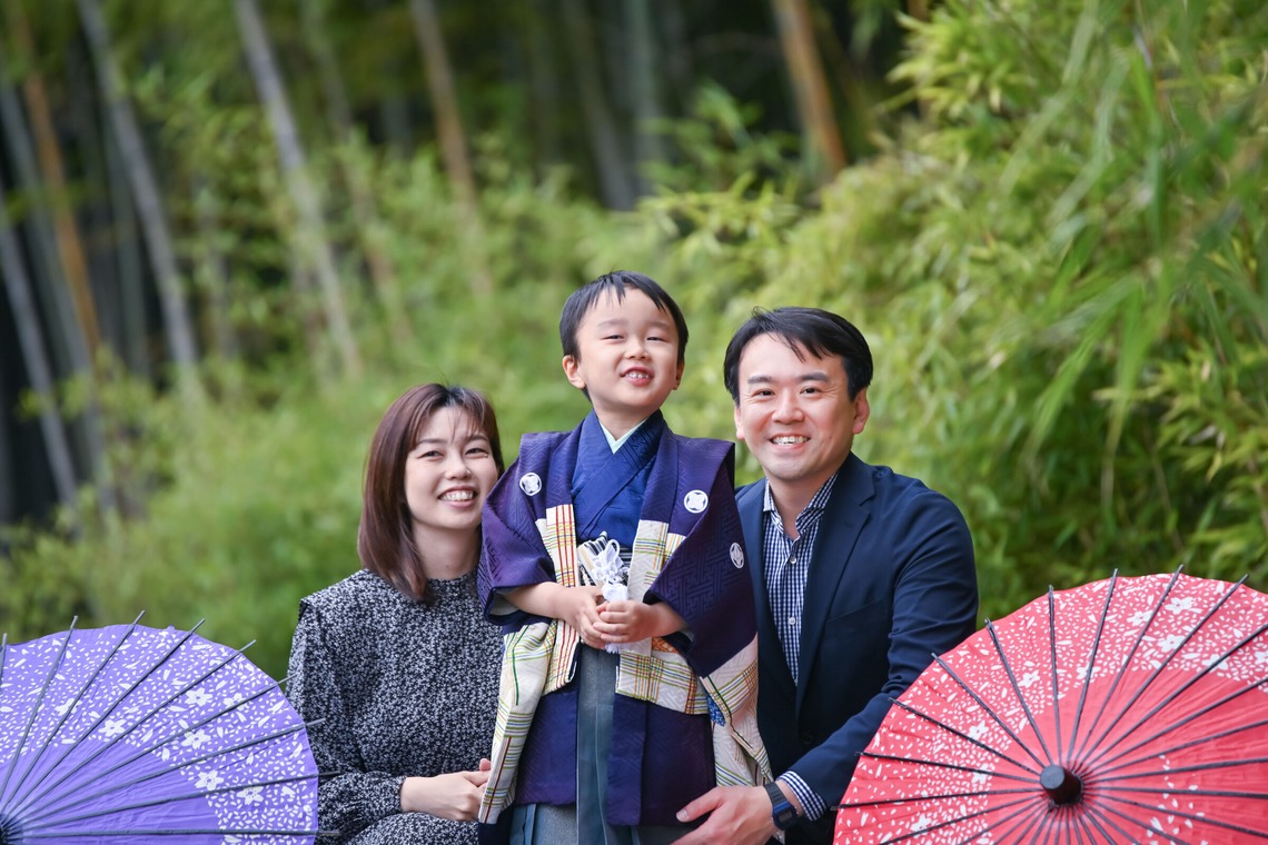 寫樂斎が撮影した家族写真の出張撮影/七五三フォトのアルバム「七五三（神代植物公園）」