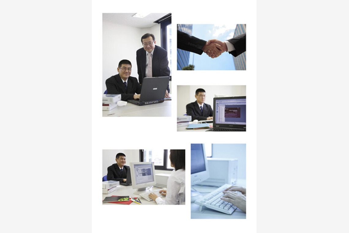 フォトオフィスショットが撮影した写真のアルバム「インタビュー、会社案内」