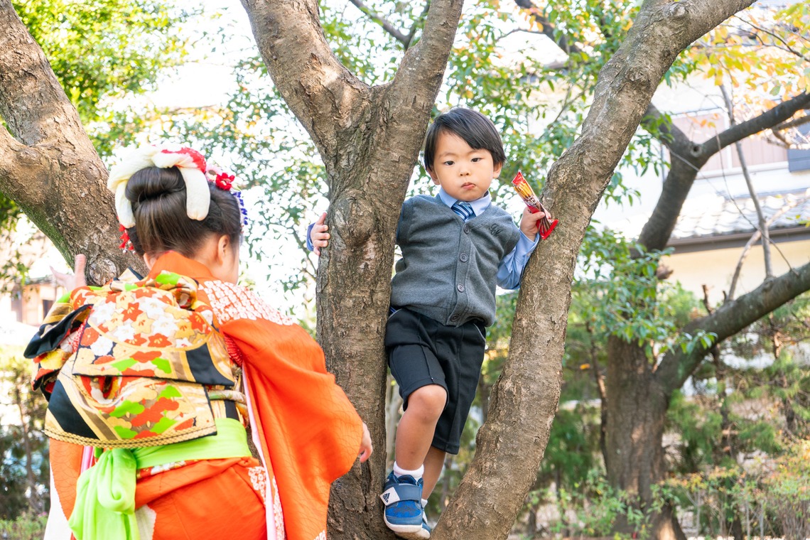 Hatazawa Akihiroが出張撮影した家族写真(キッズ,ベビーフォト)などが写った「Tokyo Shichigosan」の家族写真