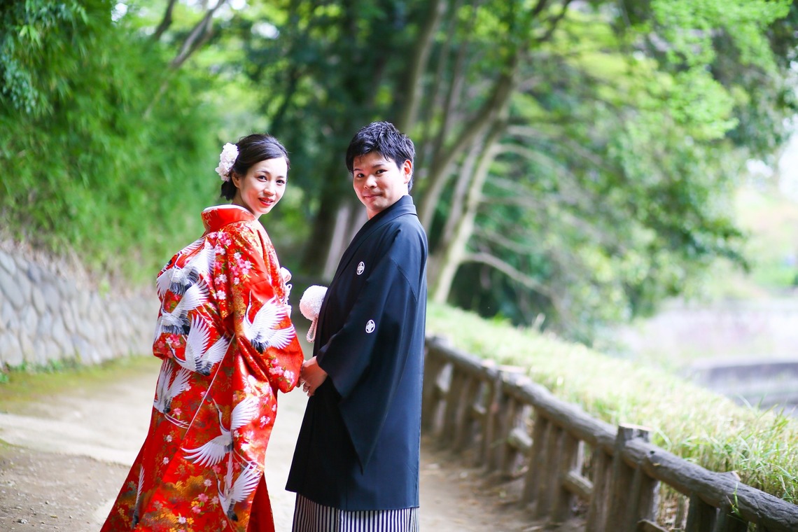 加倉井 規晃が撮影した「ロケーション・前撮り・公園・和装」の写真