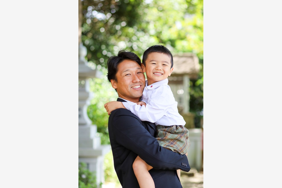 なかがわさとみが撮影した「お宮参りご家族写真撮影」の写真