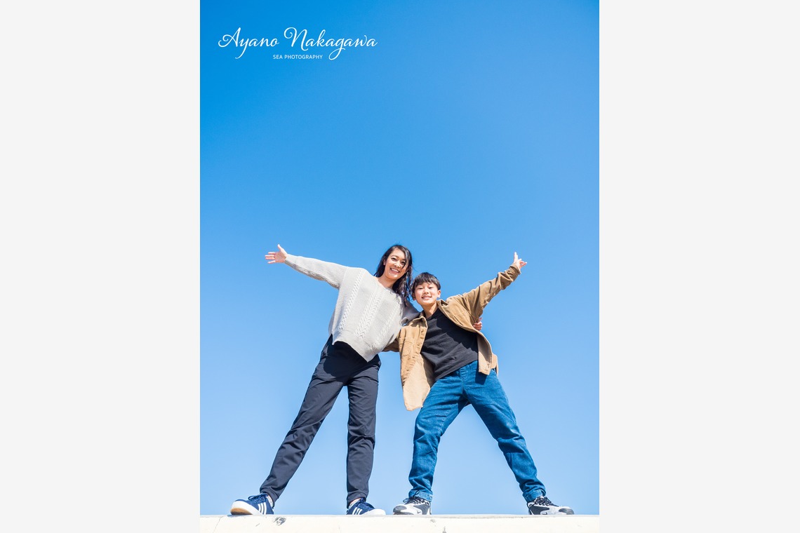 中川彩乃が撮影した「ビーチサイドポートレート」の写真