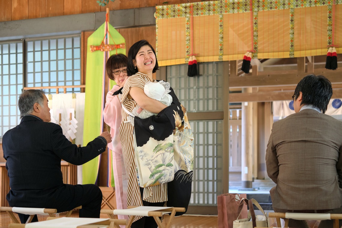 中村將一写真事務所が撮影した「お宮参り」の写真