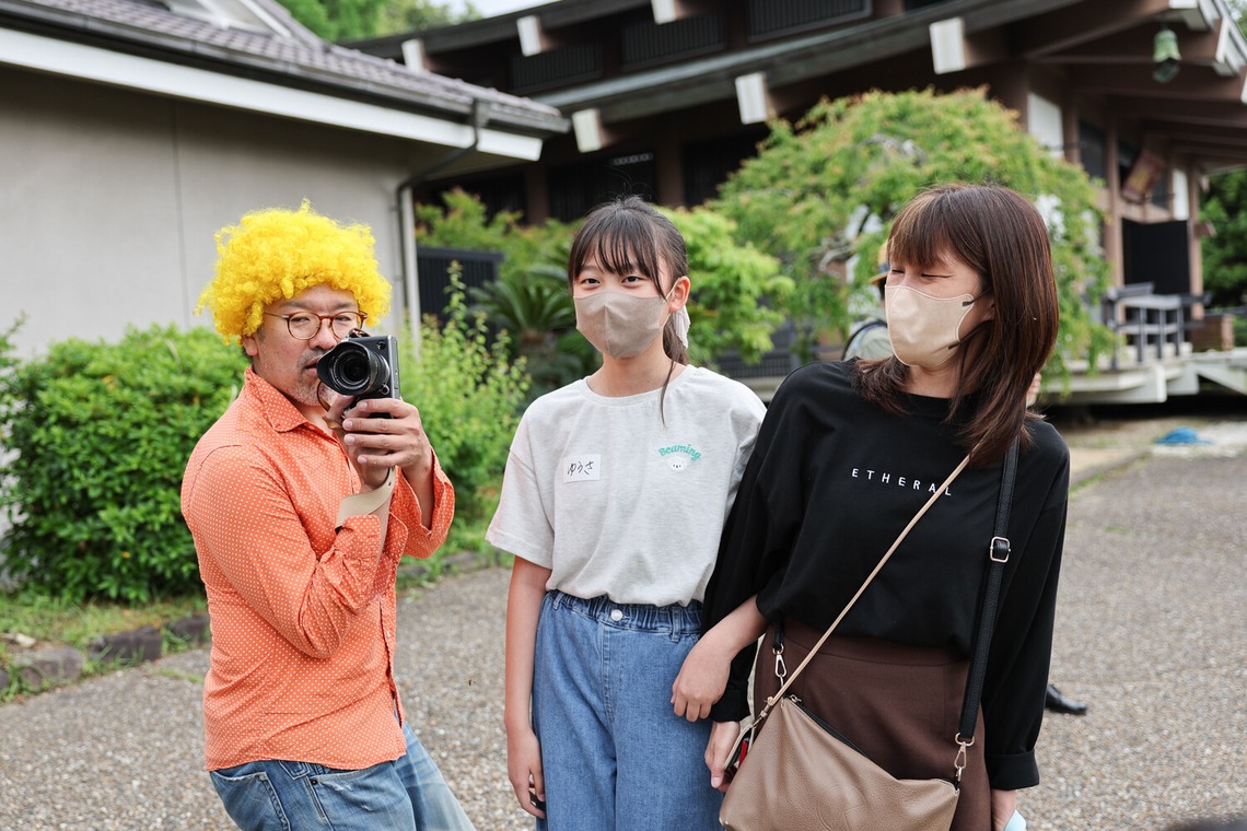 ちずカメラが撮影した「写真家　橘田龍馬さんの子供写真教室の様子」の写真