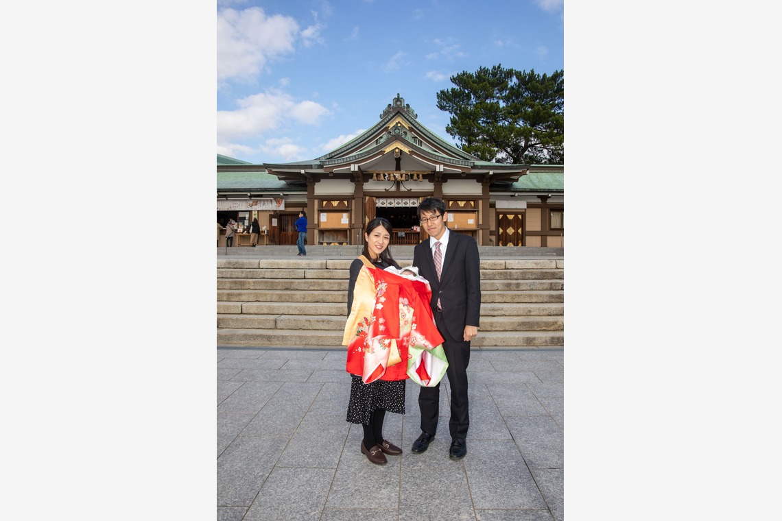 岩坪眞一郎が撮影した「初宮参り」の写真