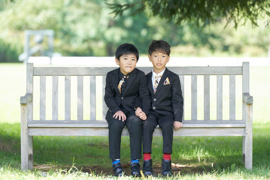 イチフォトが出張撮影した家族写真(キッズ,ベビーフォト)などが写った「お子様の作例」の家族写真