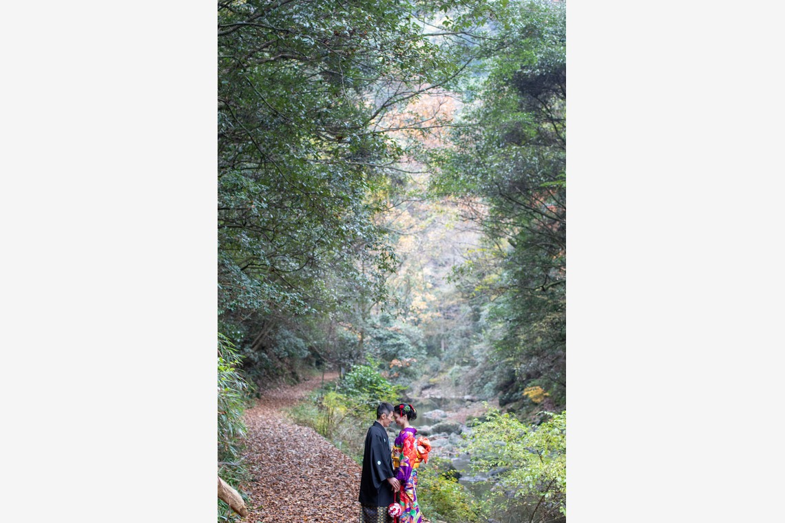 saruco(岩崎寿）が撮影した「秋の和装前撮り」の写真