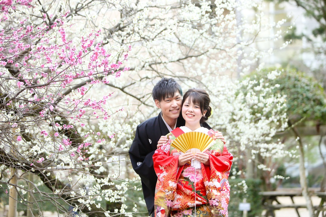 KIKIウェディングが撮影した写真のアルバム「梅の香りに包まれて　広島縮景園」