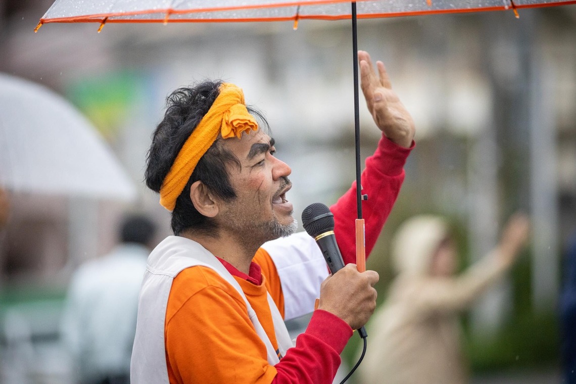 ポートレート沖縄が撮影した「選挙活動の様子」の写真