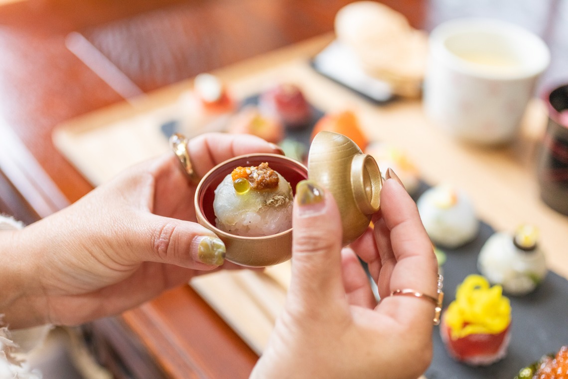 大森美紗生が撮影した「山梨PORTA-手毬ずし専門店 嬋～せん～様」の写真