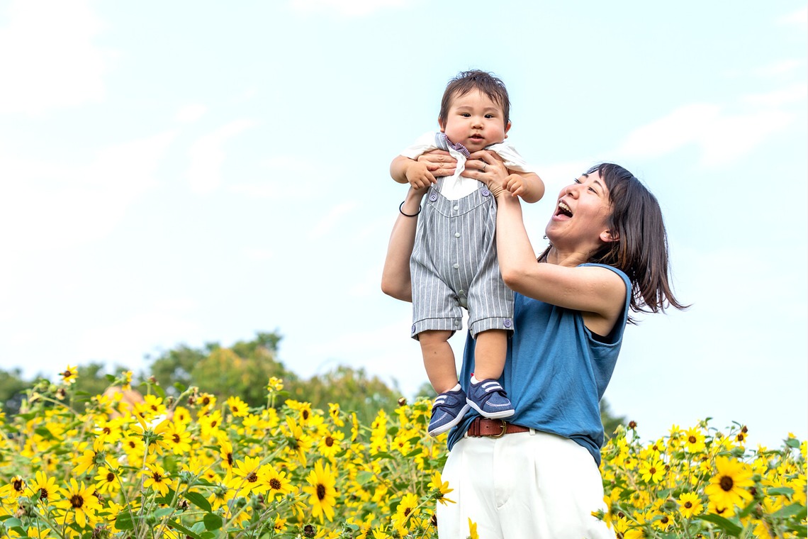 Minminが出張撮影した家族写真(キッズ,ベビーフォト)などが写った「家族写真」の家族写真