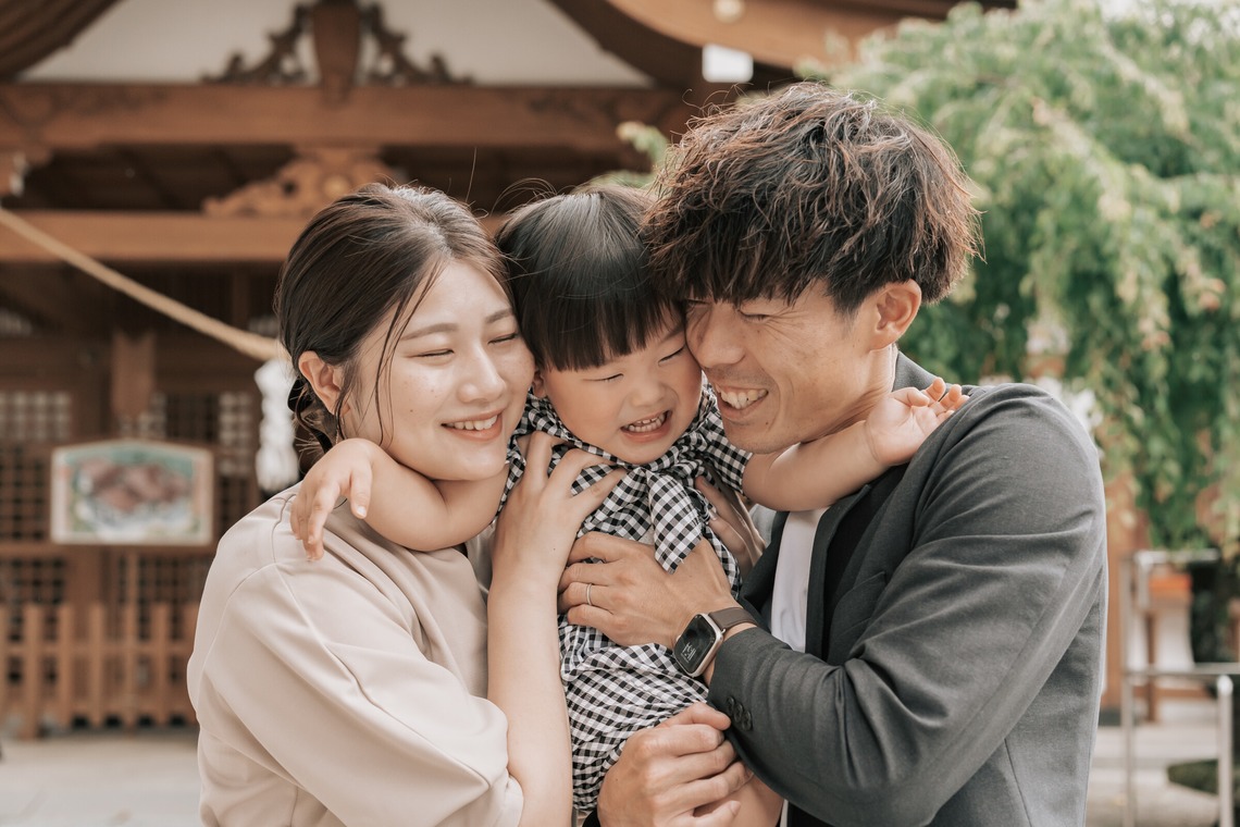 大坪幹武が撮影した「お宮参り出張フォト」の写真