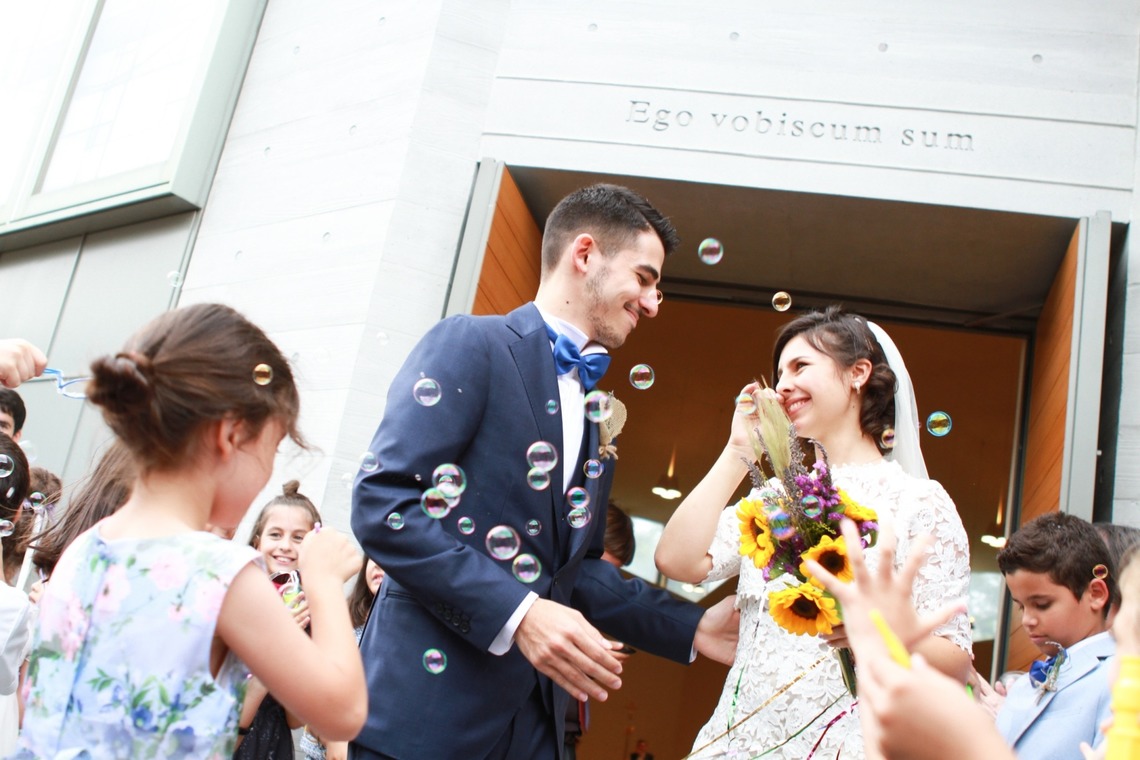 出張撮影HUG TIMEが撮影した「ウエディングフォト〜教会〜」の写真