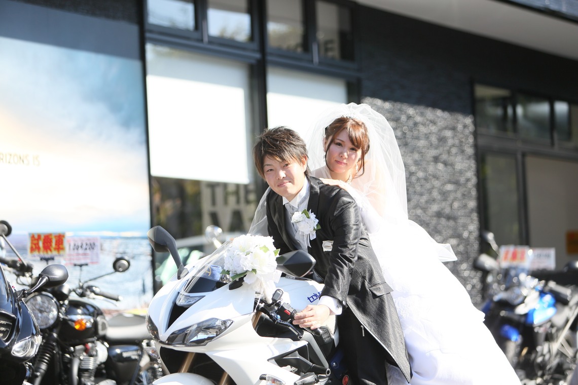 Photo of In a motorcycle and ichisho. taken by KIKIウェディング