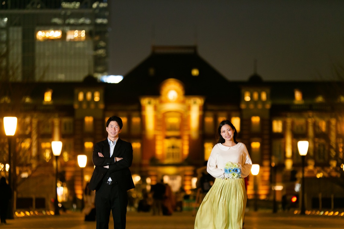 Chi'es Fotografieが撮影した「東京駅、丸の内エンゲージメントフォト」の写真