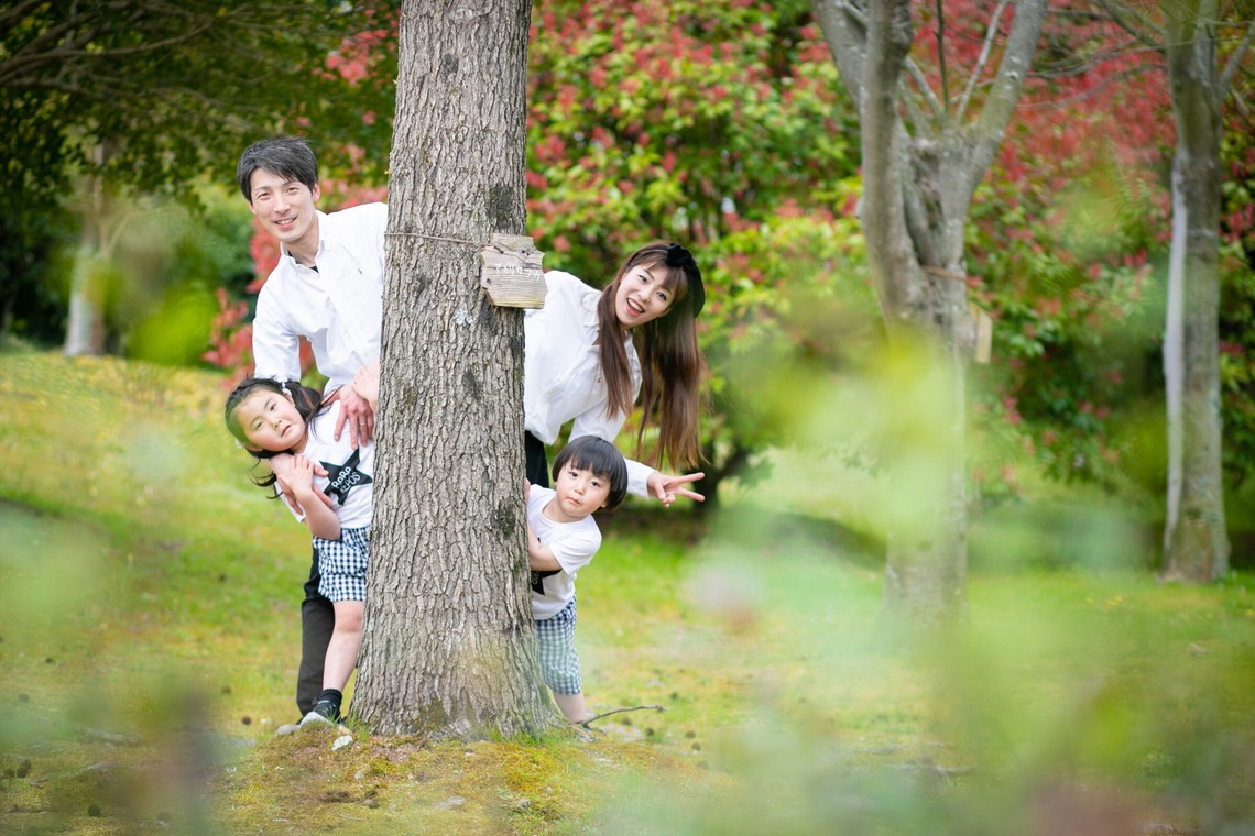酒井大輔が出張撮影した家族写真(キッズ,ベビーフォト)などが写った「七五三撮影、家族写真」の家族写真
