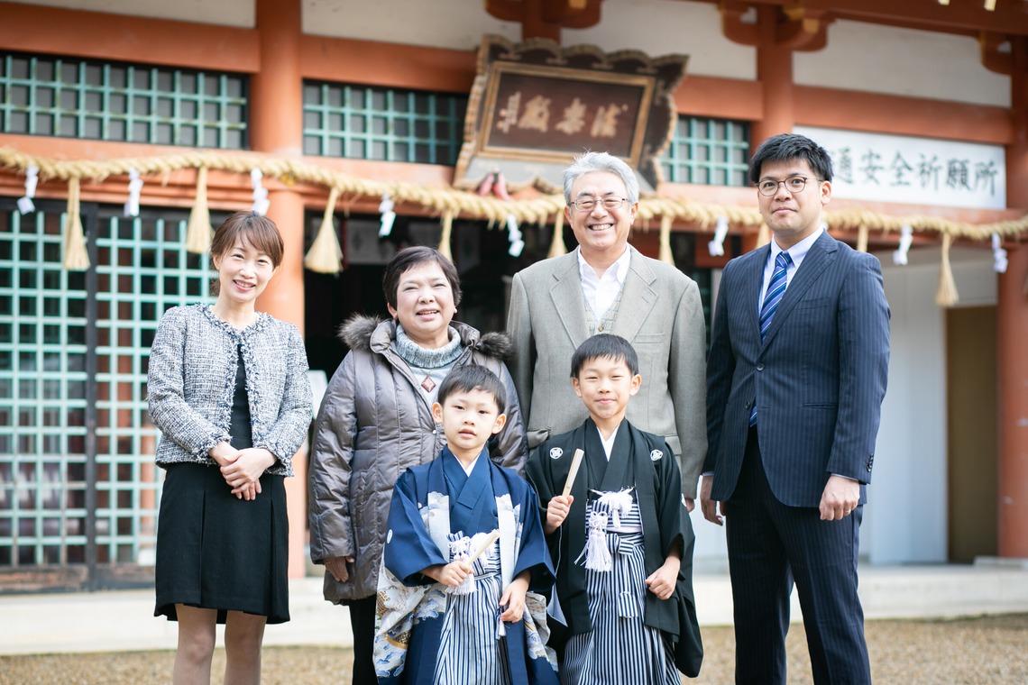酒井大輔が撮影した「七五三撮影、家族写真」の写真