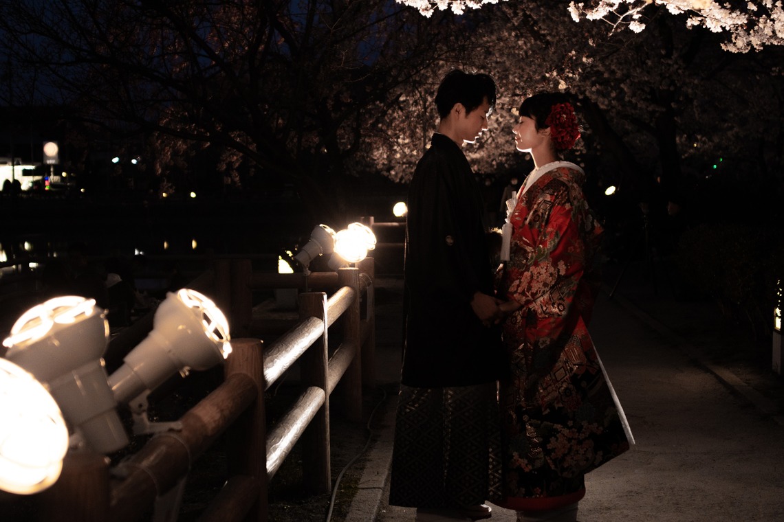 saruco(岩崎寿）が撮影した「京都和装前撮り＠桜」の写真