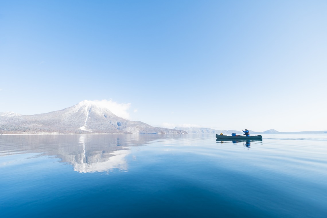 ジャン　ジンドンが撮影した「支笏湖ガイドハウス冬ツアー宣材写真」の写真