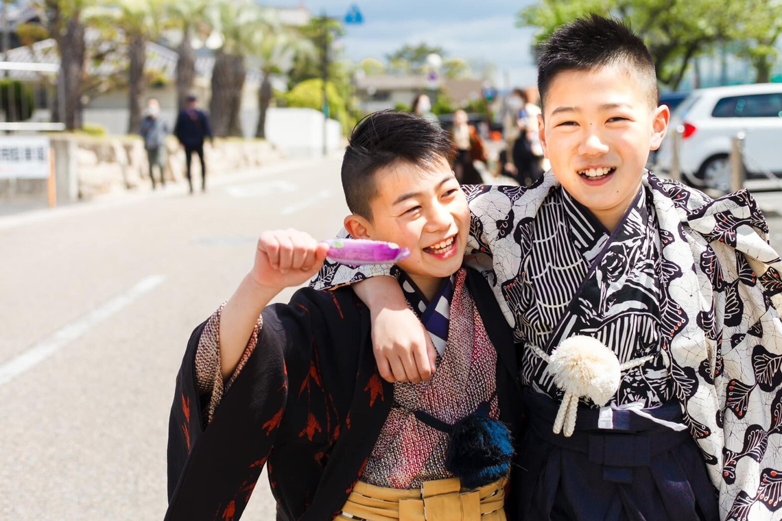 中井企画が撮影した「ハーフ成人式」の写真