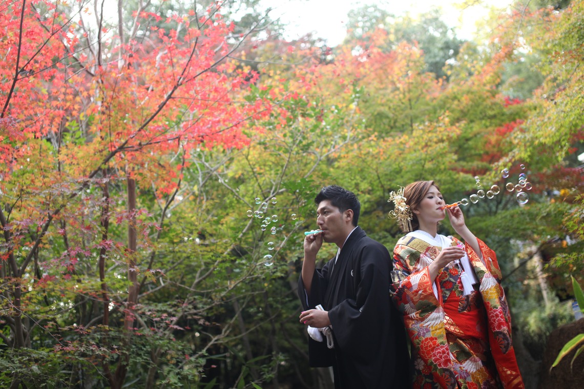 E-Weddingが撮影した「ロケーション前撮り」の写真