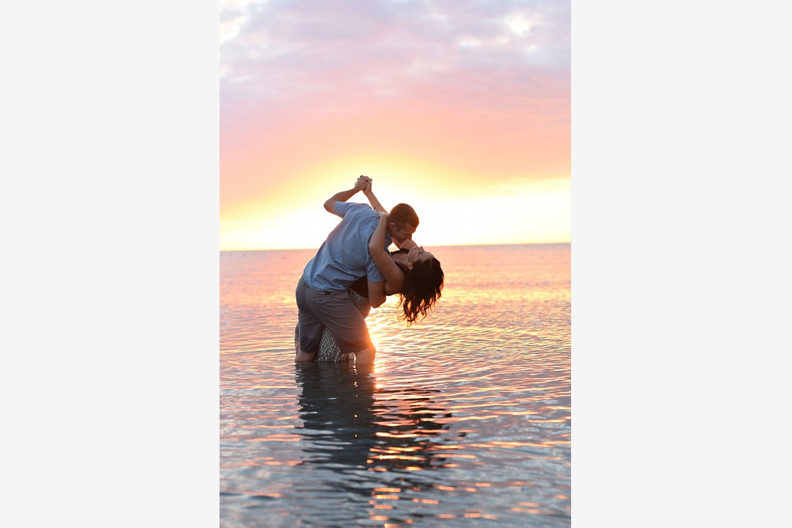 Photo of Engagement Portfolio taken by Jen Linfield Photography