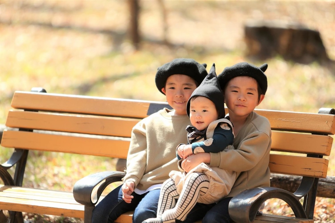 Photographer  Tomoが撮影した「双子とベビーの記念写真@井の頭公園」の写真