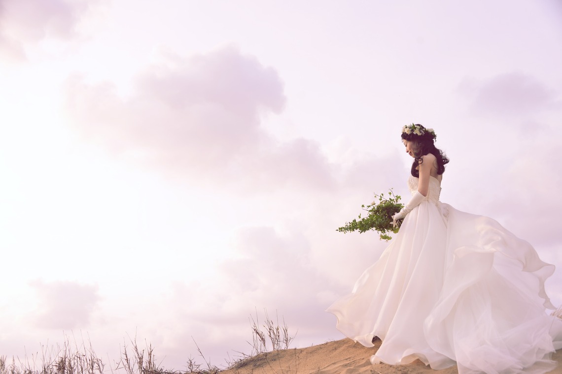 谷口　雄一が撮影した「鳥取砂丘のウェディングフォト」の写真