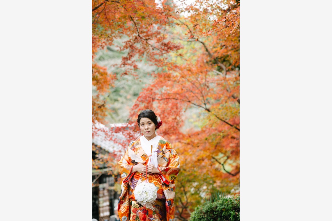 LARA LILYが撮影した「結婚式前撮り(福岡県・秋月城)」の写真