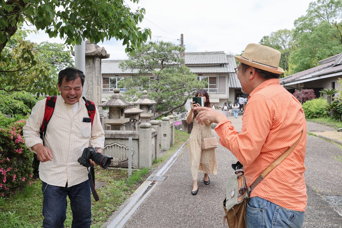 ちずカメラが撮影した「写真家　橘田龍馬さんの子供写真教室の様子」の写真