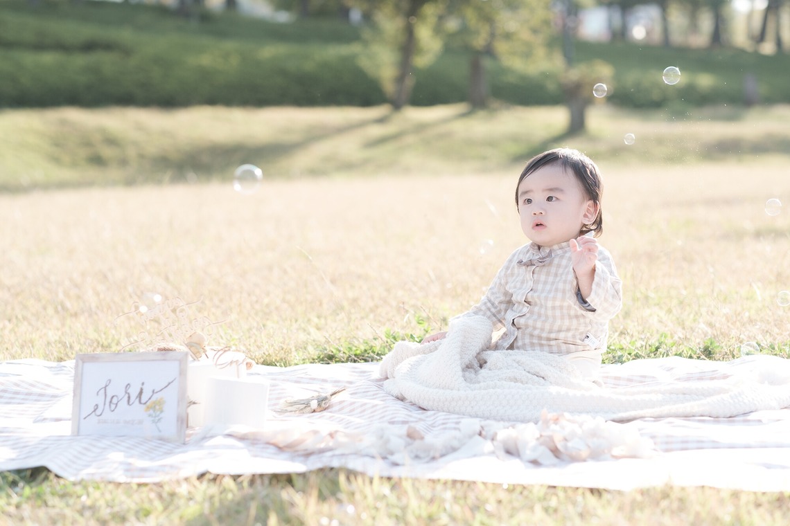 高夏写真店が出張撮影した家族写真(キッズ,ベビーフォト)などが写った「家族写真の撮影」の家族写真