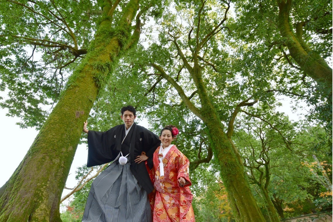 キキフォトワークスが撮影した「秋の奈良公園で和装前撮り」の写真