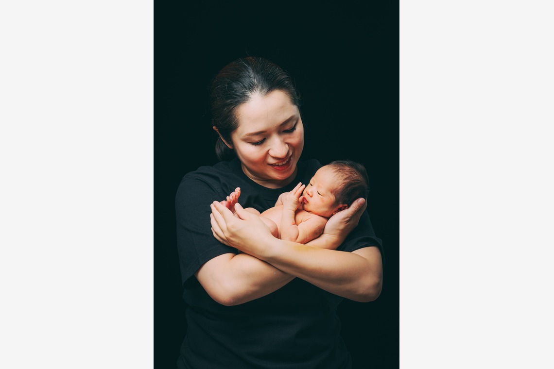 松井シンジが撮影した写真のアルバム「ニューボーンフォト」