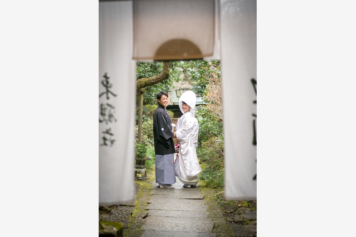 人見写真事務所が撮影した写真のアルバム「京都　神社挙式・料亭」