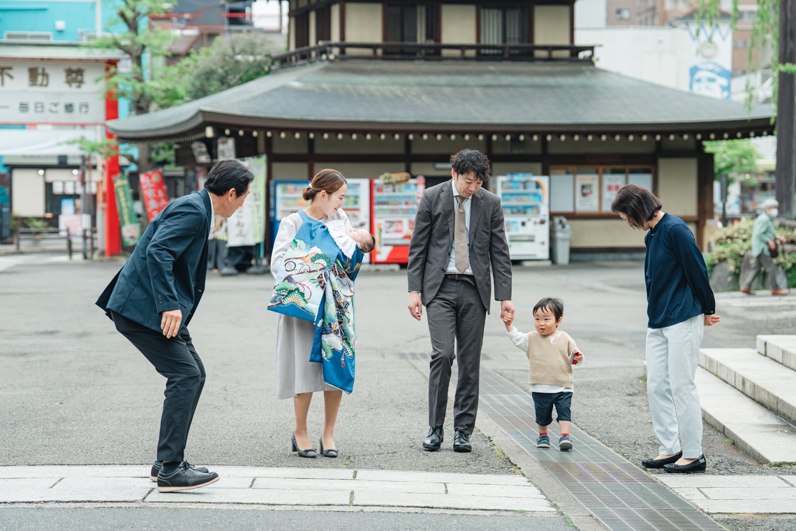 岩水悠が撮影した「お宮参り」の写真
