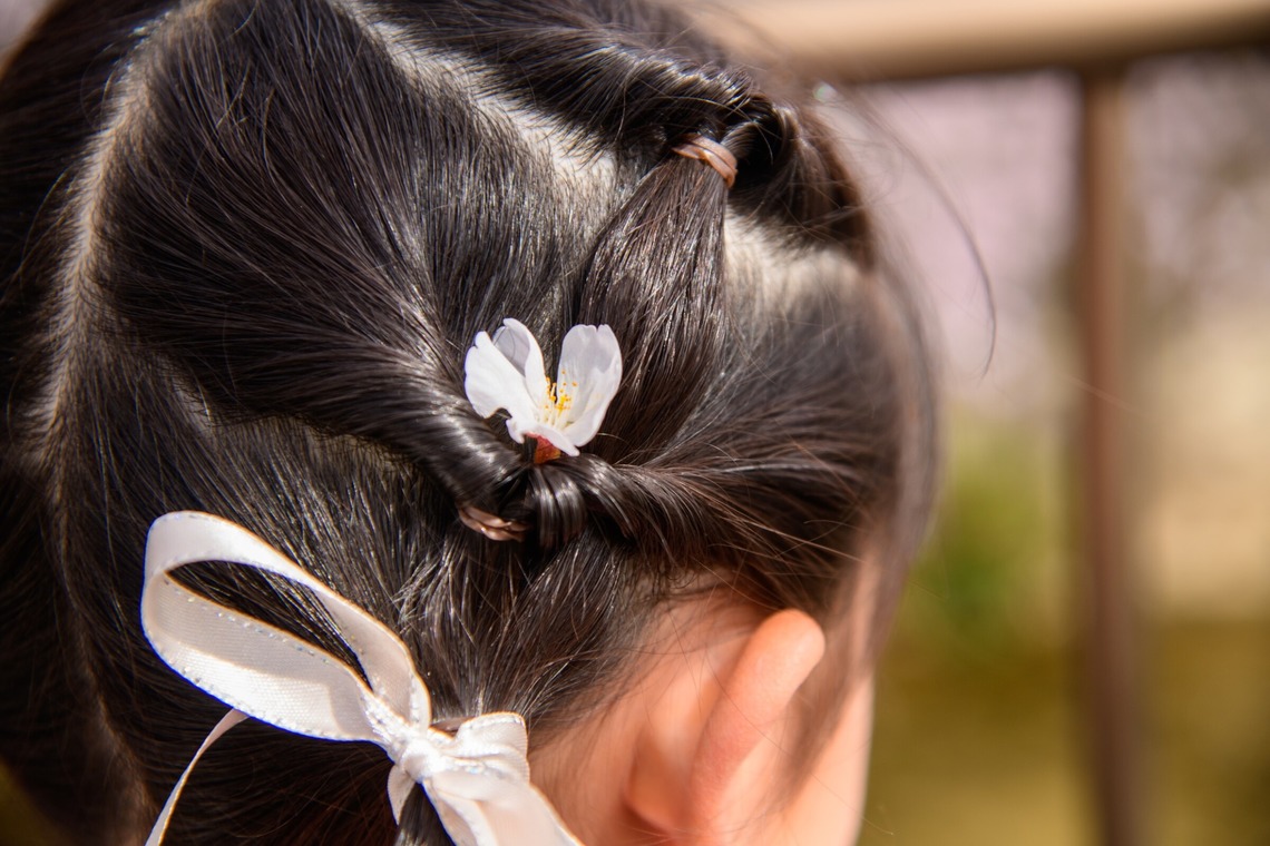 関場優太が撮影した「入学記念の家族写真」の写真