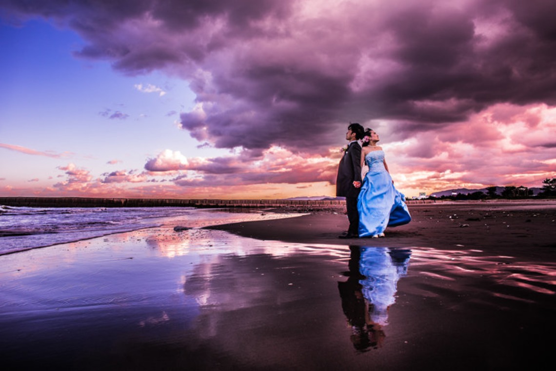 阿部写真館　大阪本町 靭公園前が撮影した「空と海」の写真