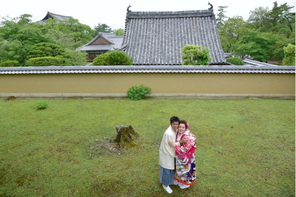 キキフォトワークスが撮影した「新緑の奈良で着物での結婚式の前撮り」の写真