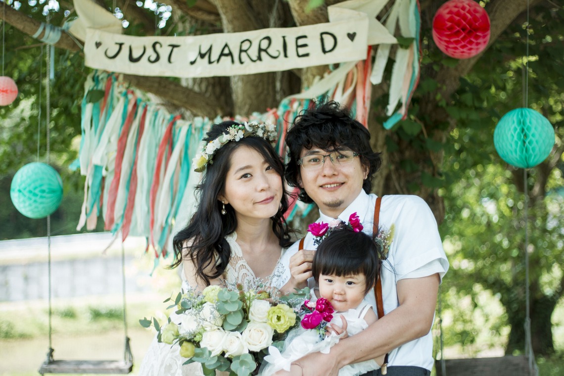 Hamuこども写真館が撮影した「大阪市　能勢　みちくさウエディング」の写真