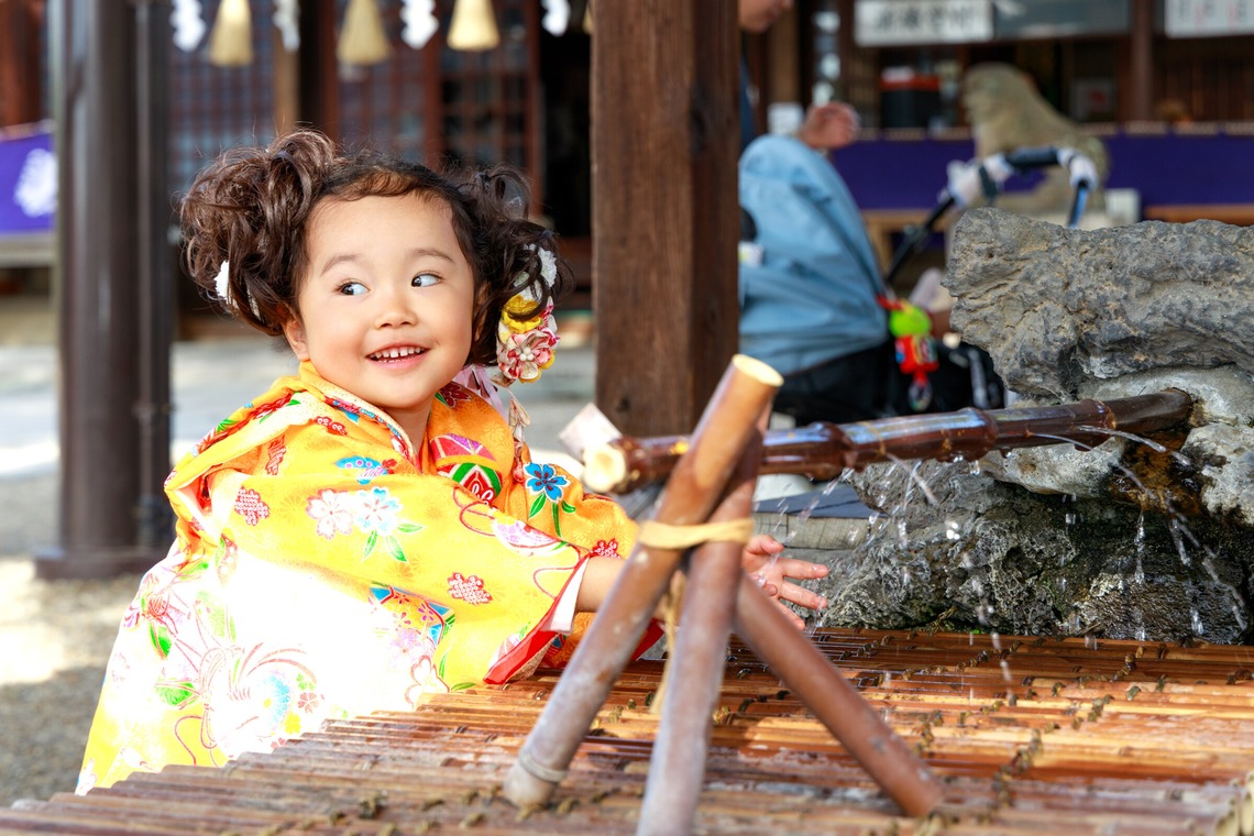 真方　祥が撮影した「七五三参り記念写真」の写真