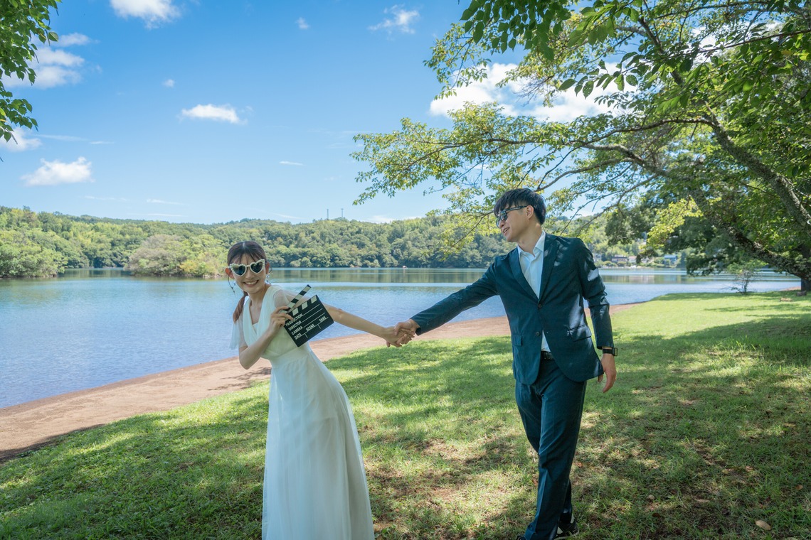 鈴木美咲が撮影した写真のアルバム「一碧湖でウェディングフォト」