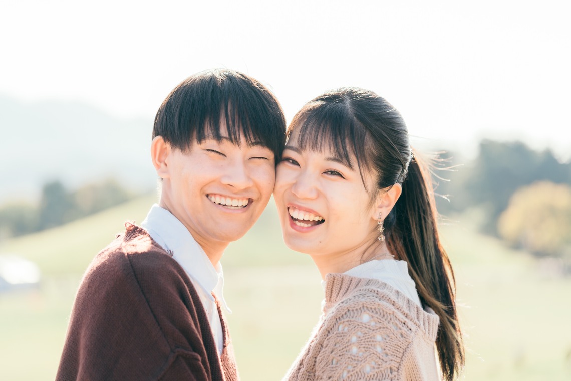 Photo Design CRIEが出張撮影した家族写真(キッズ,ベビーフォト)などが写った「夫婦・カップル」の家族写真