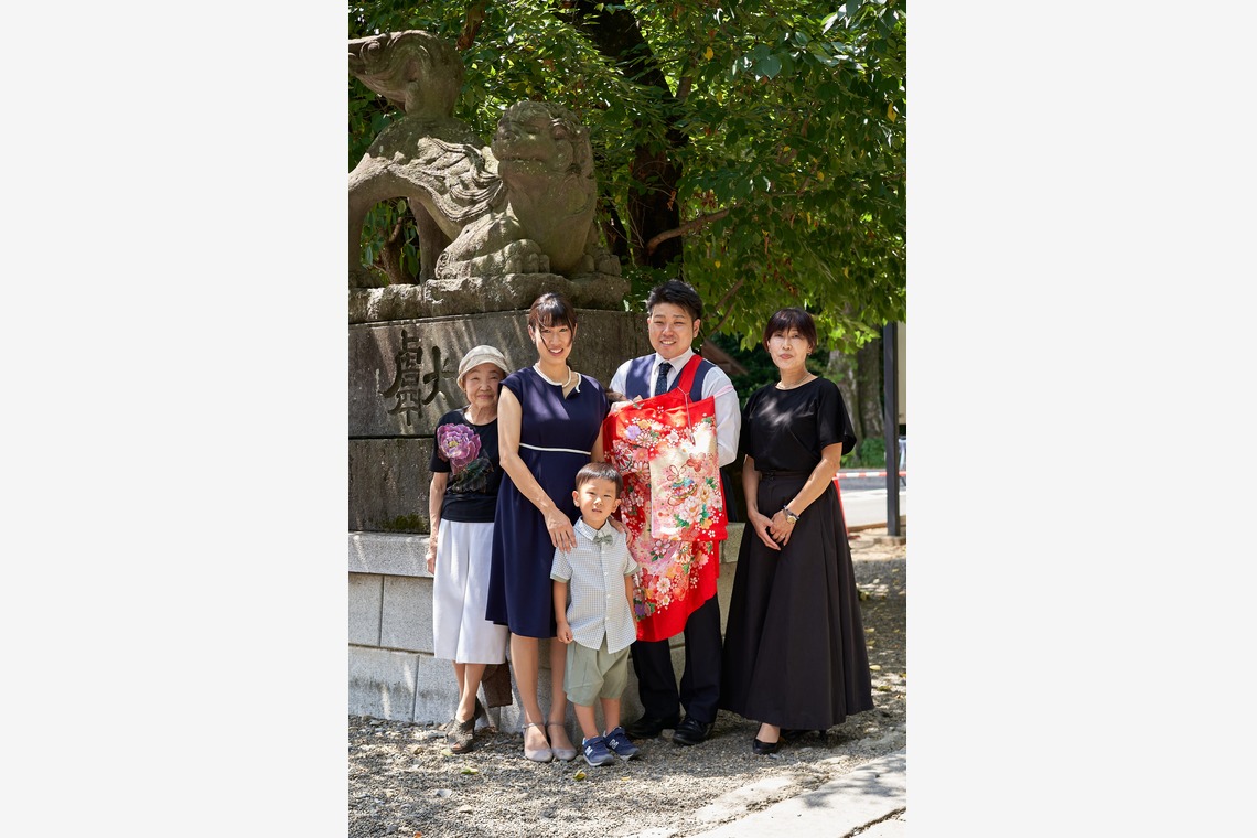 Actが撮影した「お宮参り」の写真