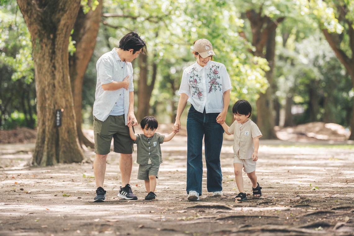 大久保佑華が撮影した「ファミリーフォト」の写真